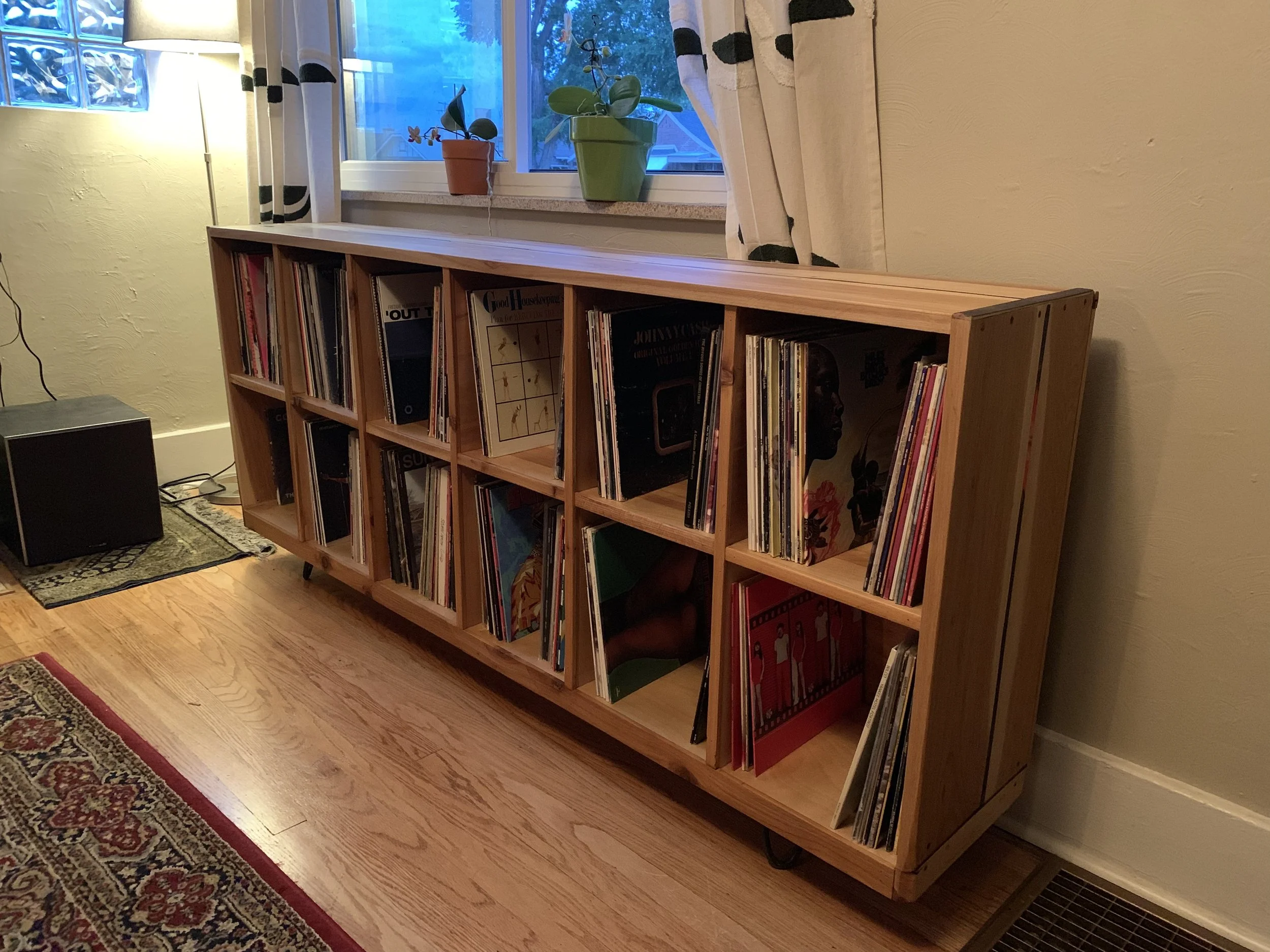 Custom Record Storage Shelf, City Park, Denver, CO