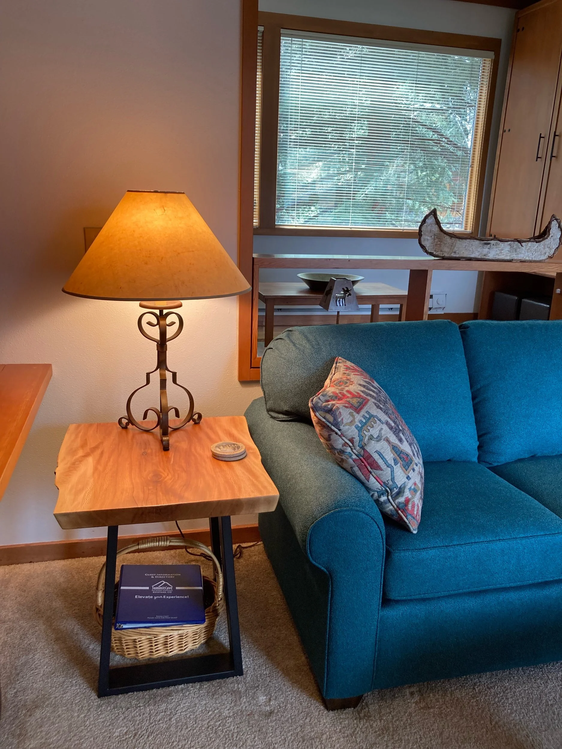 Live Edge End Table, Keystone, CO