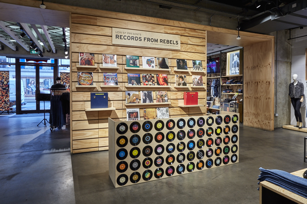 Levi's Record Store Install