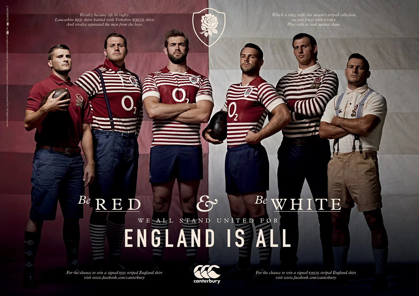 Canterbury Clothing for England Rugby team