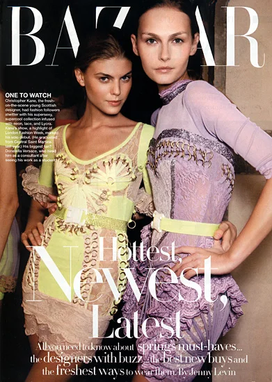 Harpers Bazaar backstage editorial