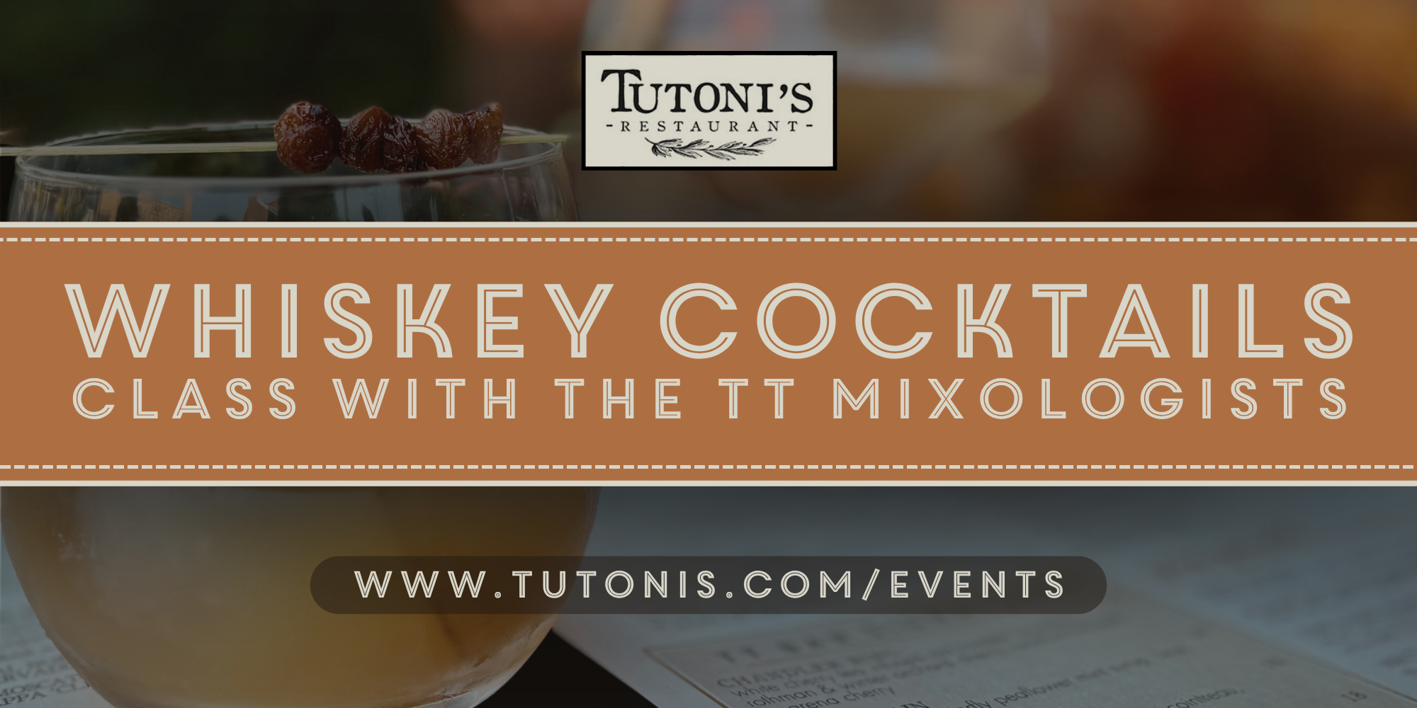 Whiskey Cocktails Class