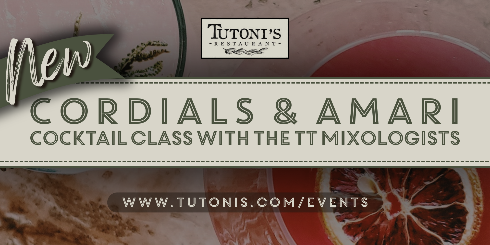 Cordials & Amari Cocktail Class