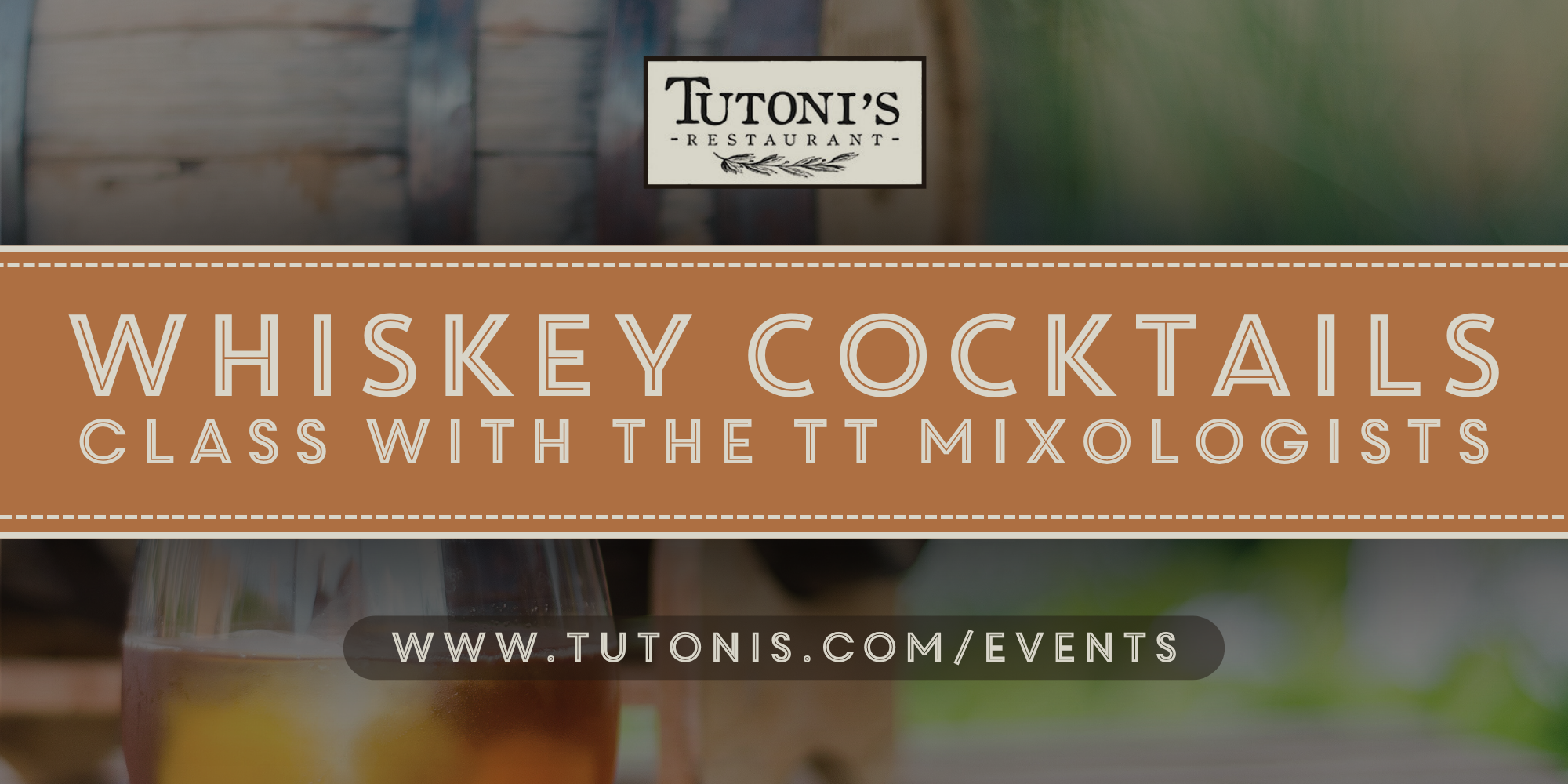 Whiskey Cocktails Class