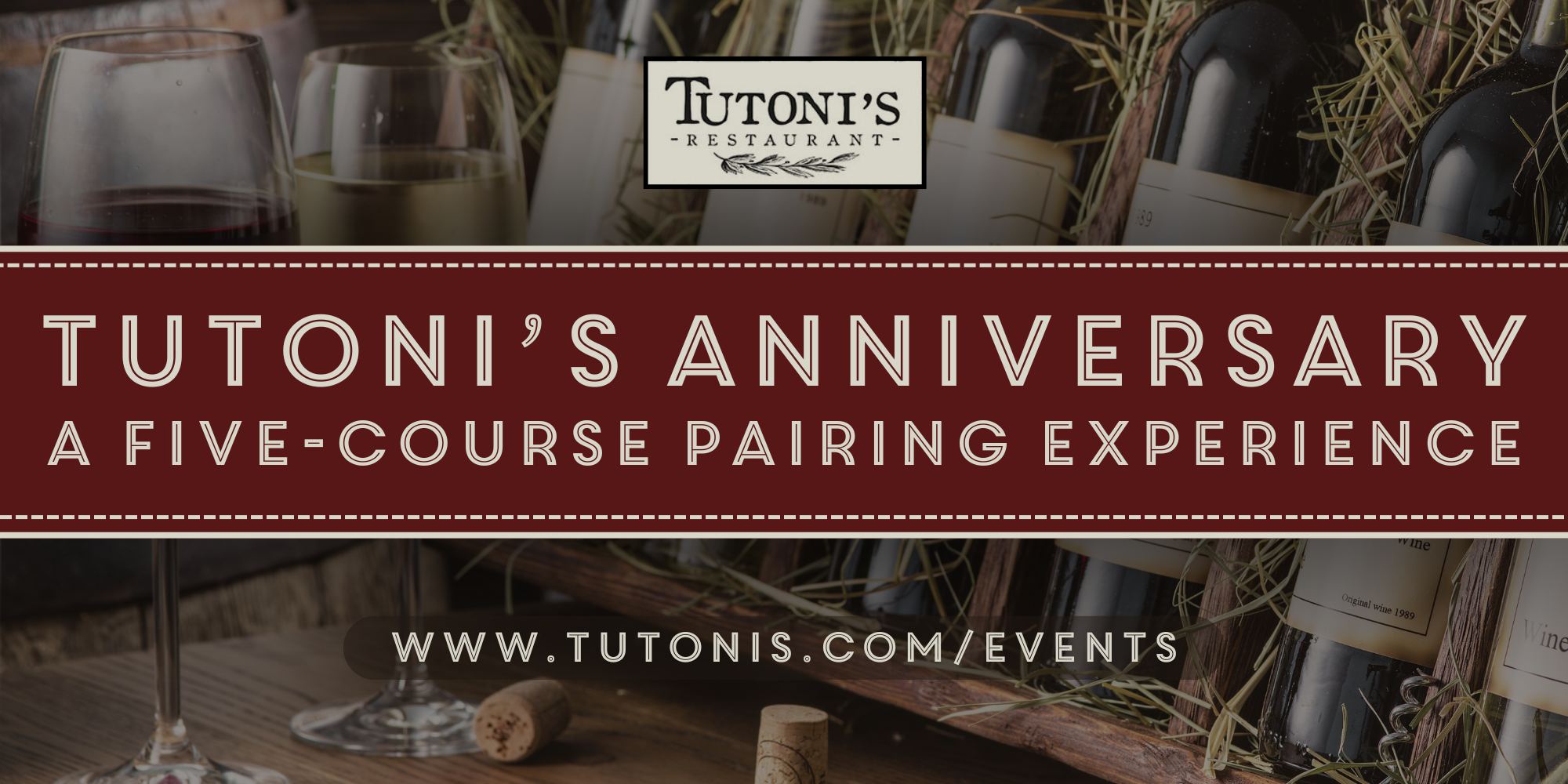 Tutoni's 12th Anniversary Wine Dinner