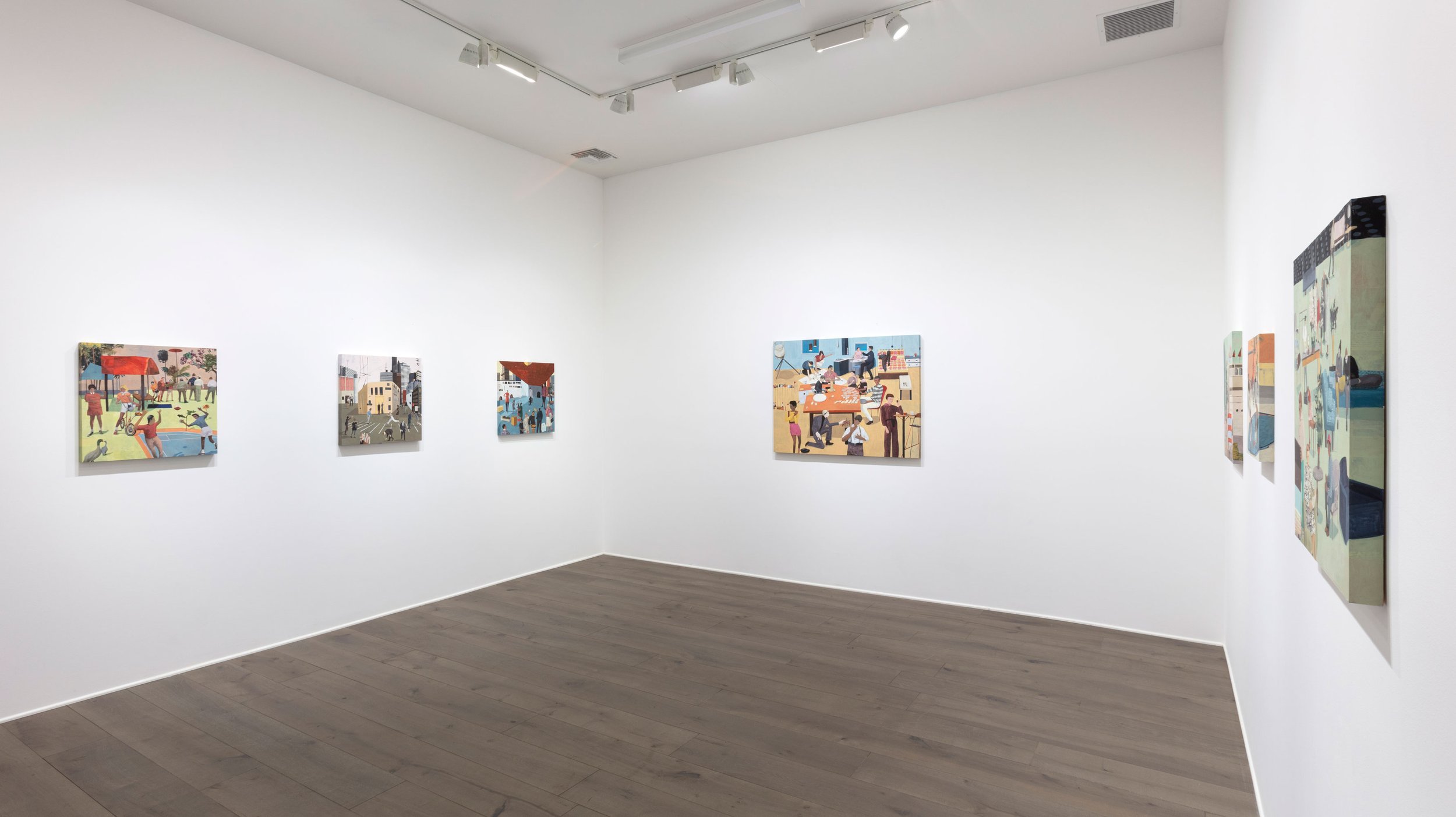 Installation shot, "Acting Ordinary" solo show, Steve Turner Gallery, Los Angeles