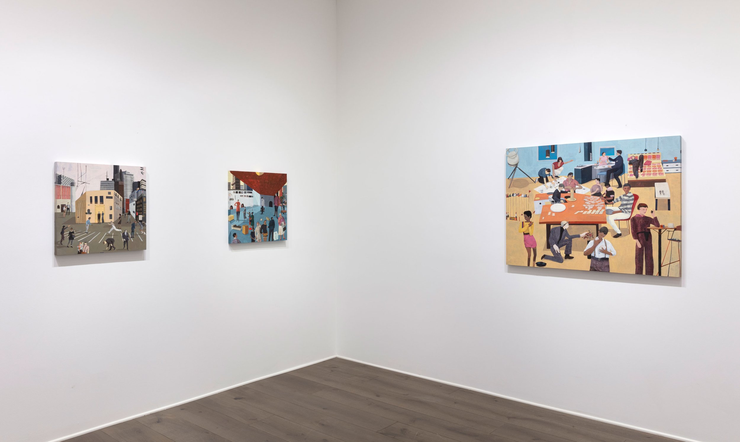 Installation shot, "Acting Ordinary" solo show, Steve Turner Gallery, Los Angeles