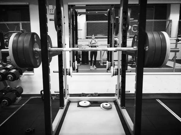Här har jag lassat på lite på stången. Det kanske blir så på ett high performance center?