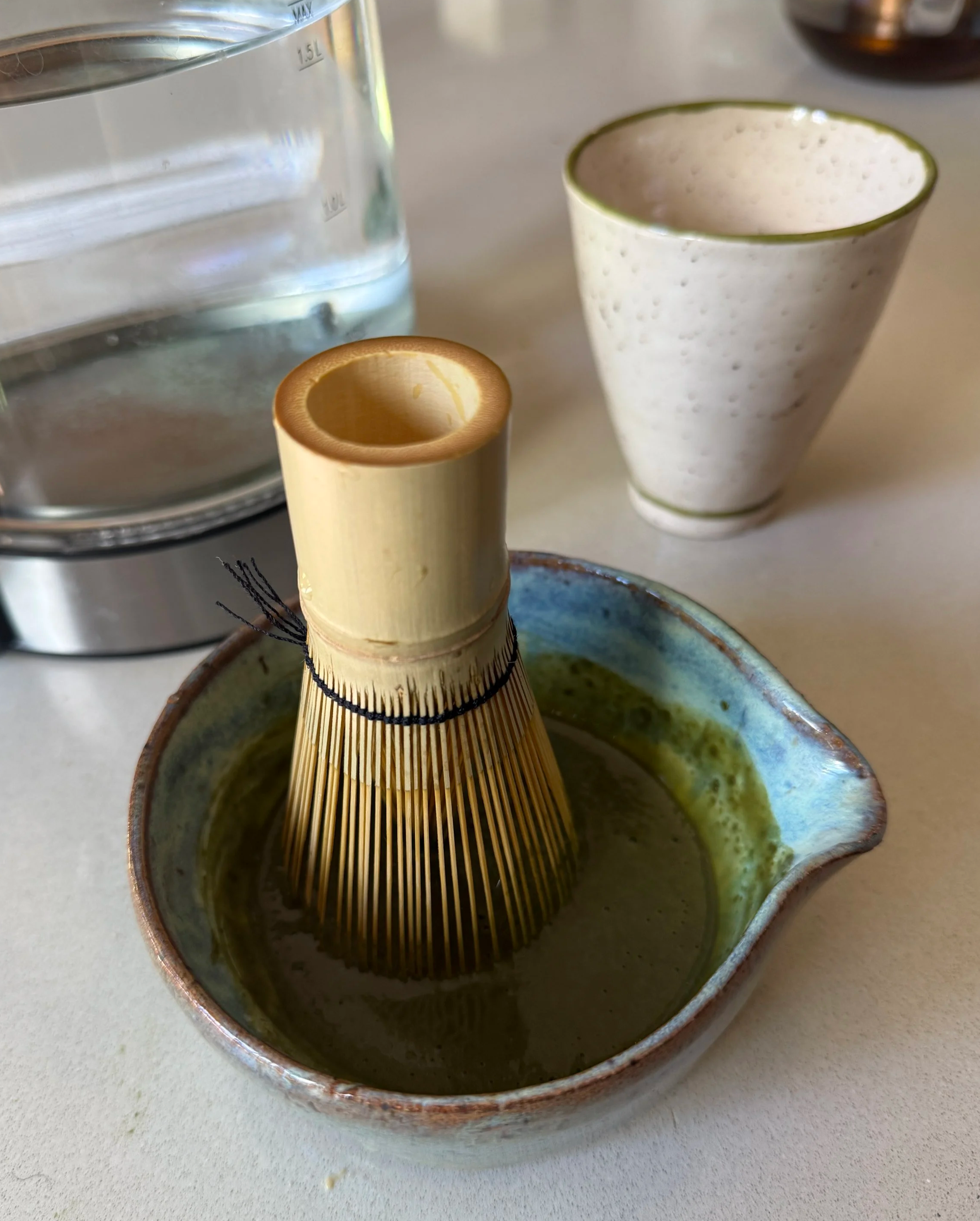 A matcha bowl from Lindsay