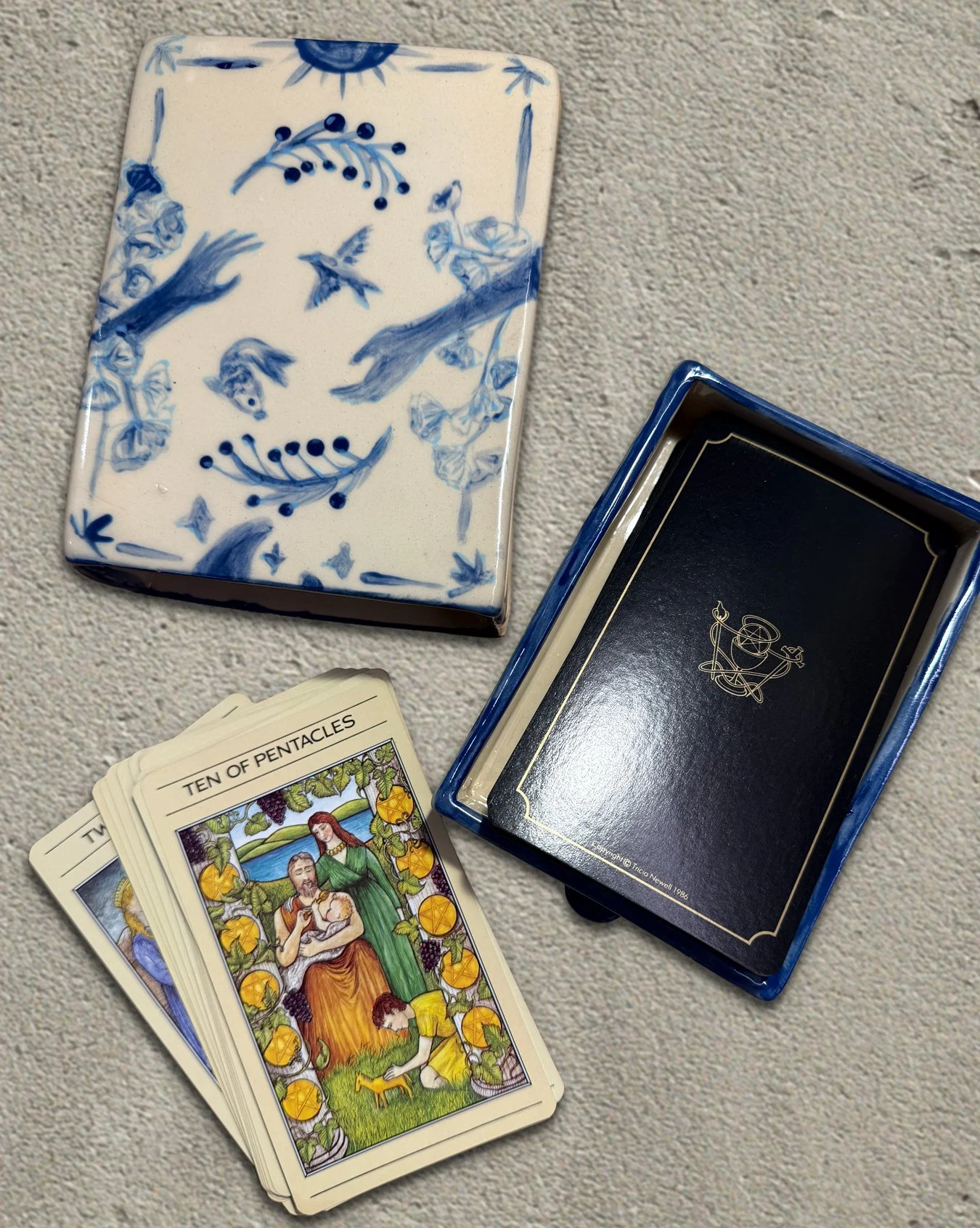 After 3 firings, the boxes shrunk more than calculated. Now the tarot cards won't fit in the inner box. Bummer.