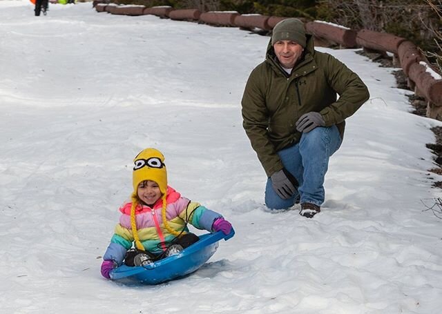 Today we went on St John&rsquo;s Episcopal Church&rsquo;s annual Christmas Tree cutting and Sledding party. It was Abby&rsquo;s first time sledding and she had a blast! #sledding #wyoming #christmas #wintersports #familytime