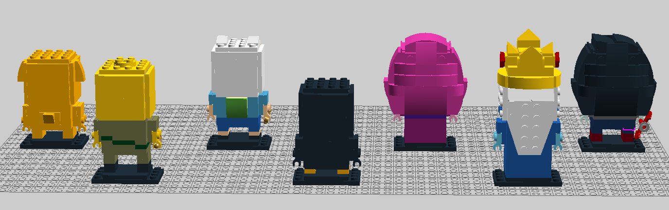 Marceline, Princess Bubblegum, Finn, & Jake