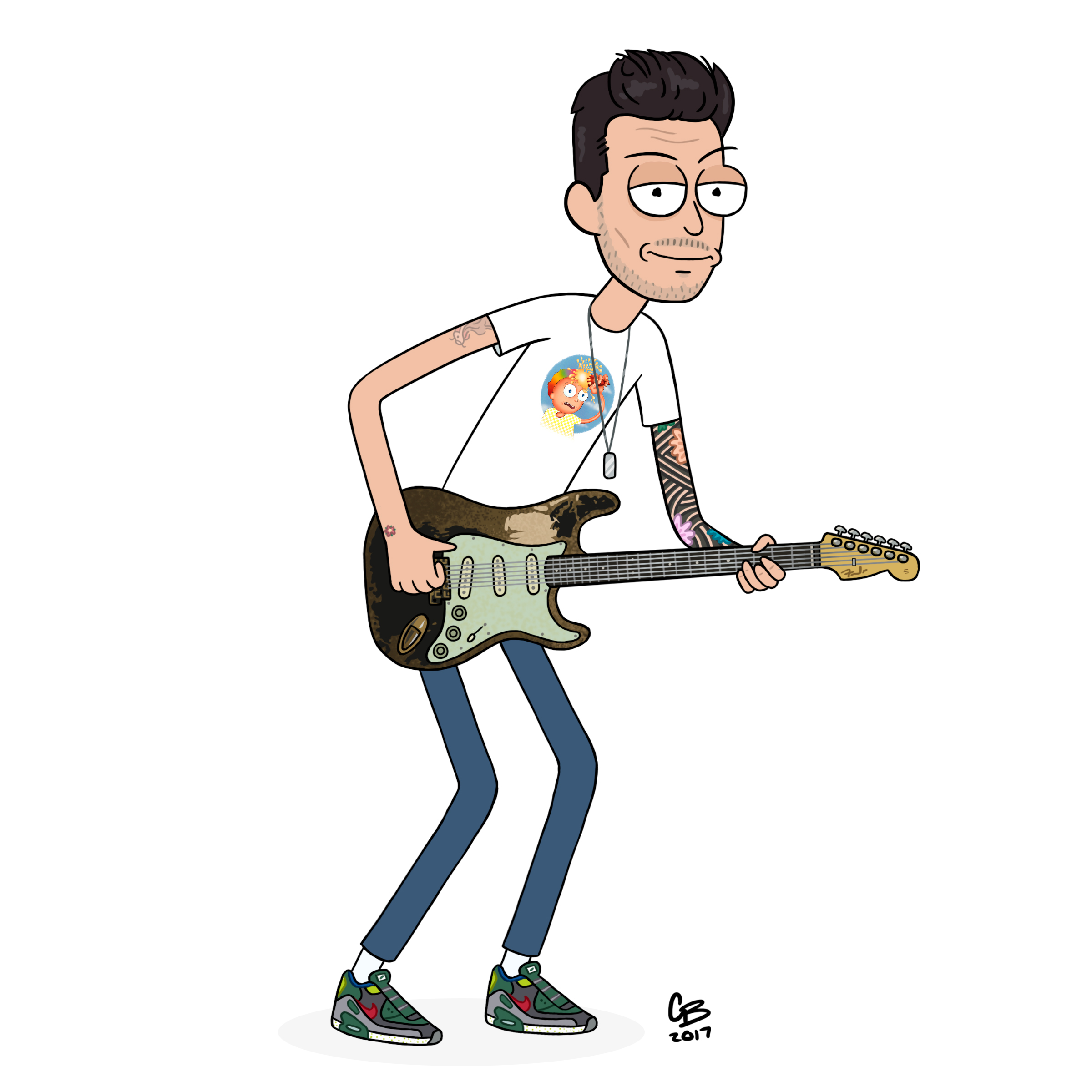 John Mayer x Rick and Morty