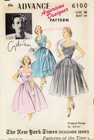 (funny how a size 16 was a 34 bust back then - ha!)