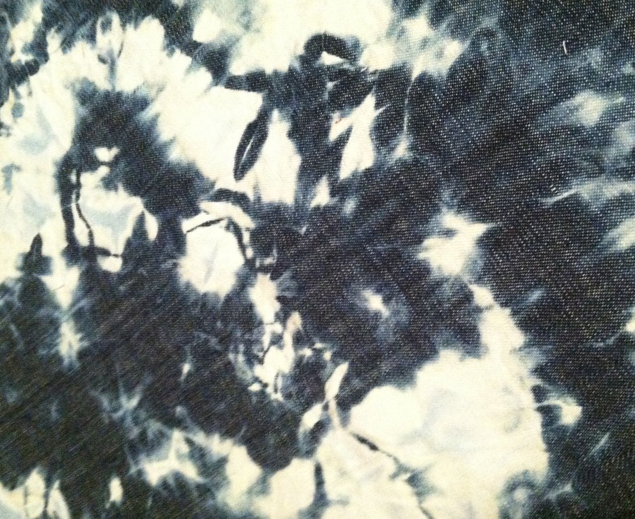 discharge (bleached) denim