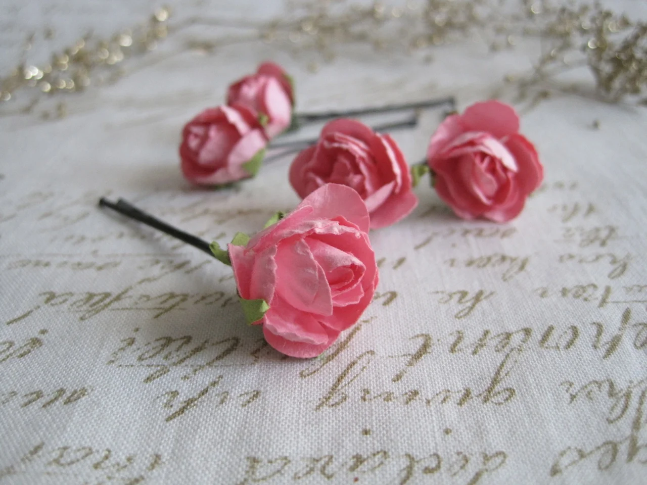 sweet little bobby pins ~ I love to pop these around a top knot!