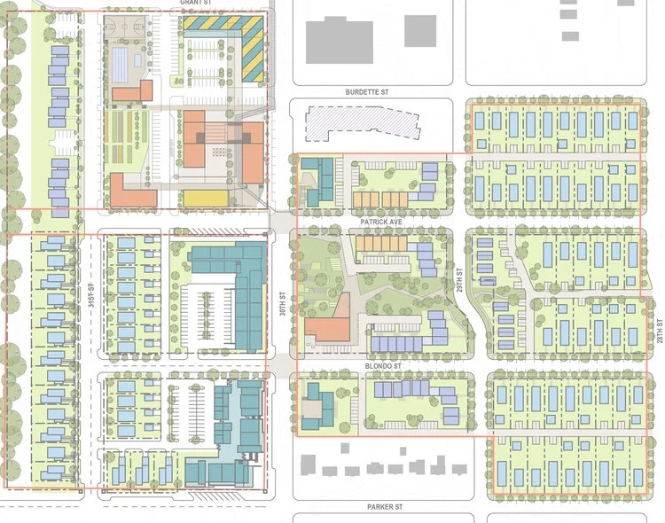Proposed site plan for "Highlander" development in North Omaha. (Omaha NE)
