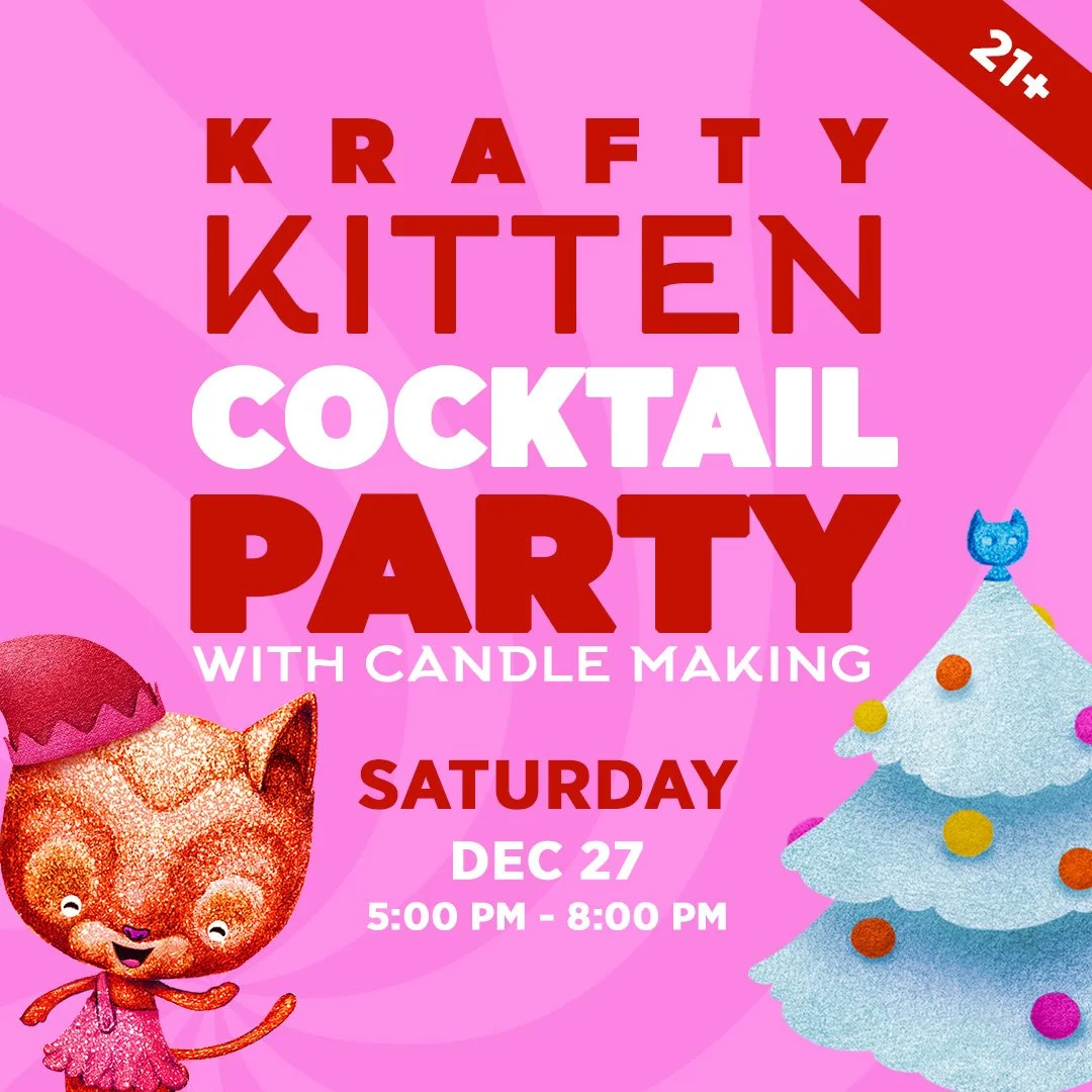 Krafty Kitten Cocktail Party with Candle Making   