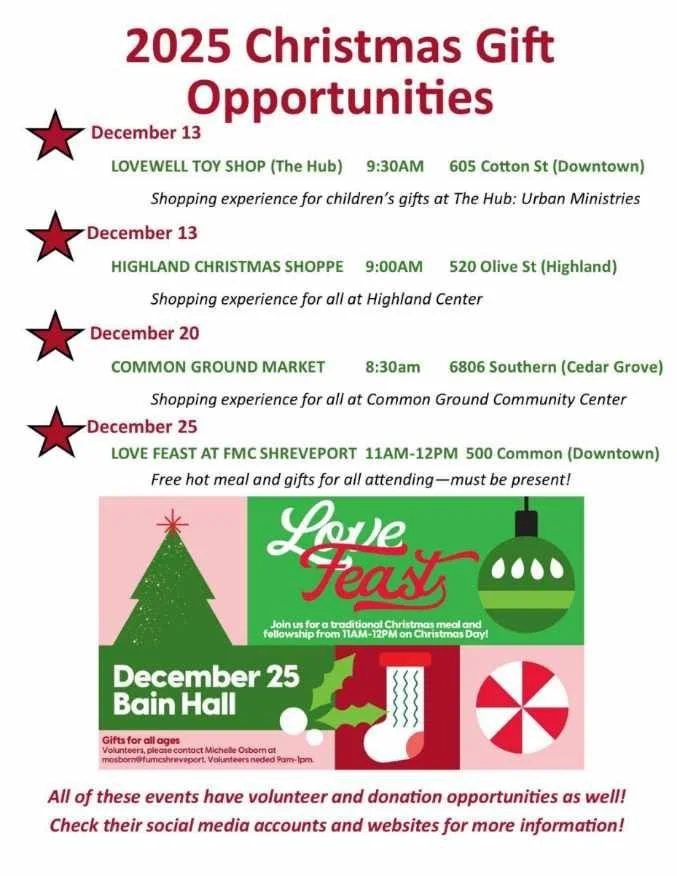 Love Feast at FMC Shreveport 