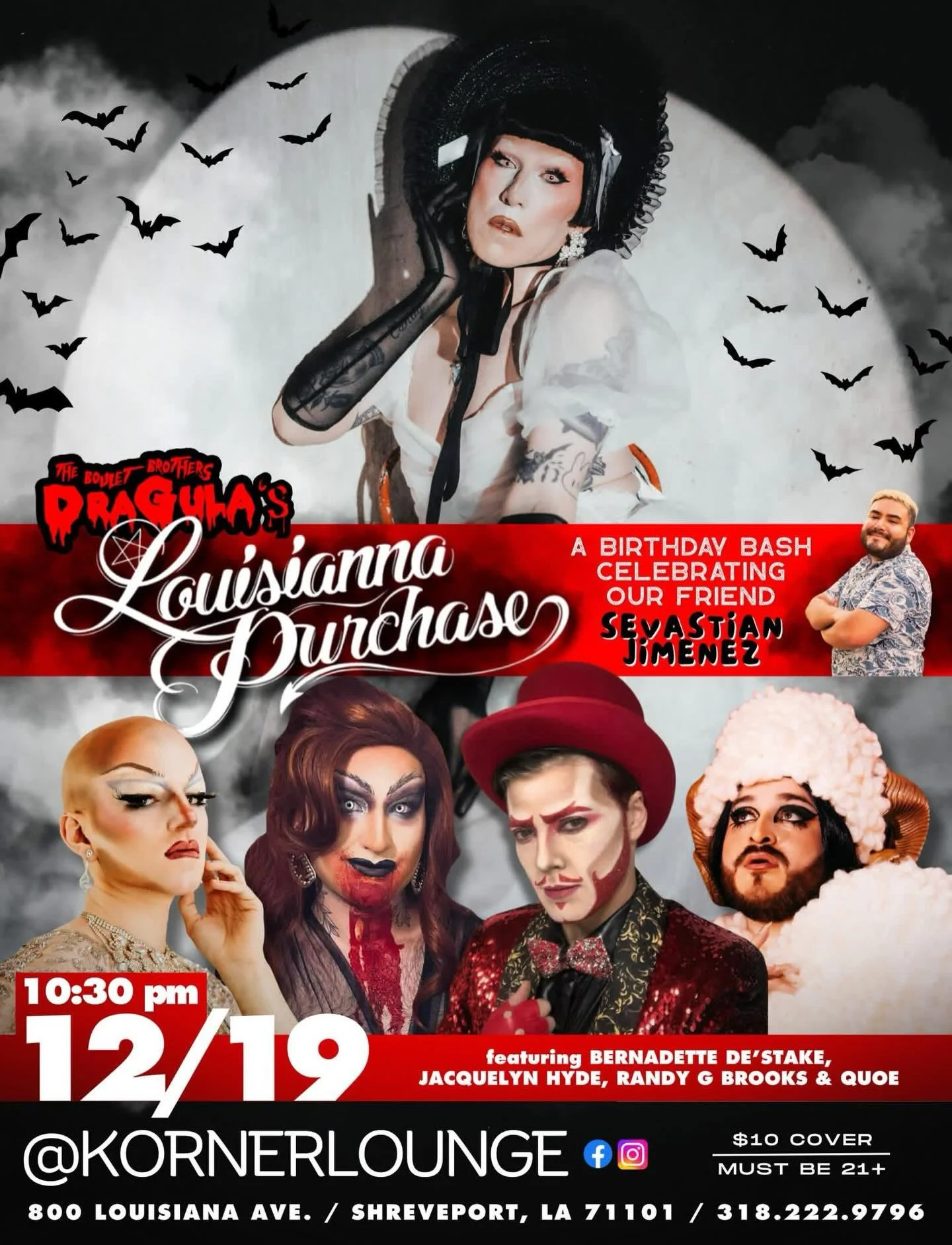 Louisianna  Purchase from The Boulet Brothers’ Dragula!