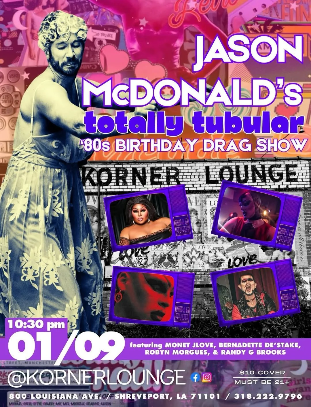 Jason McDonald's Totally Tubular '80s Drag Show