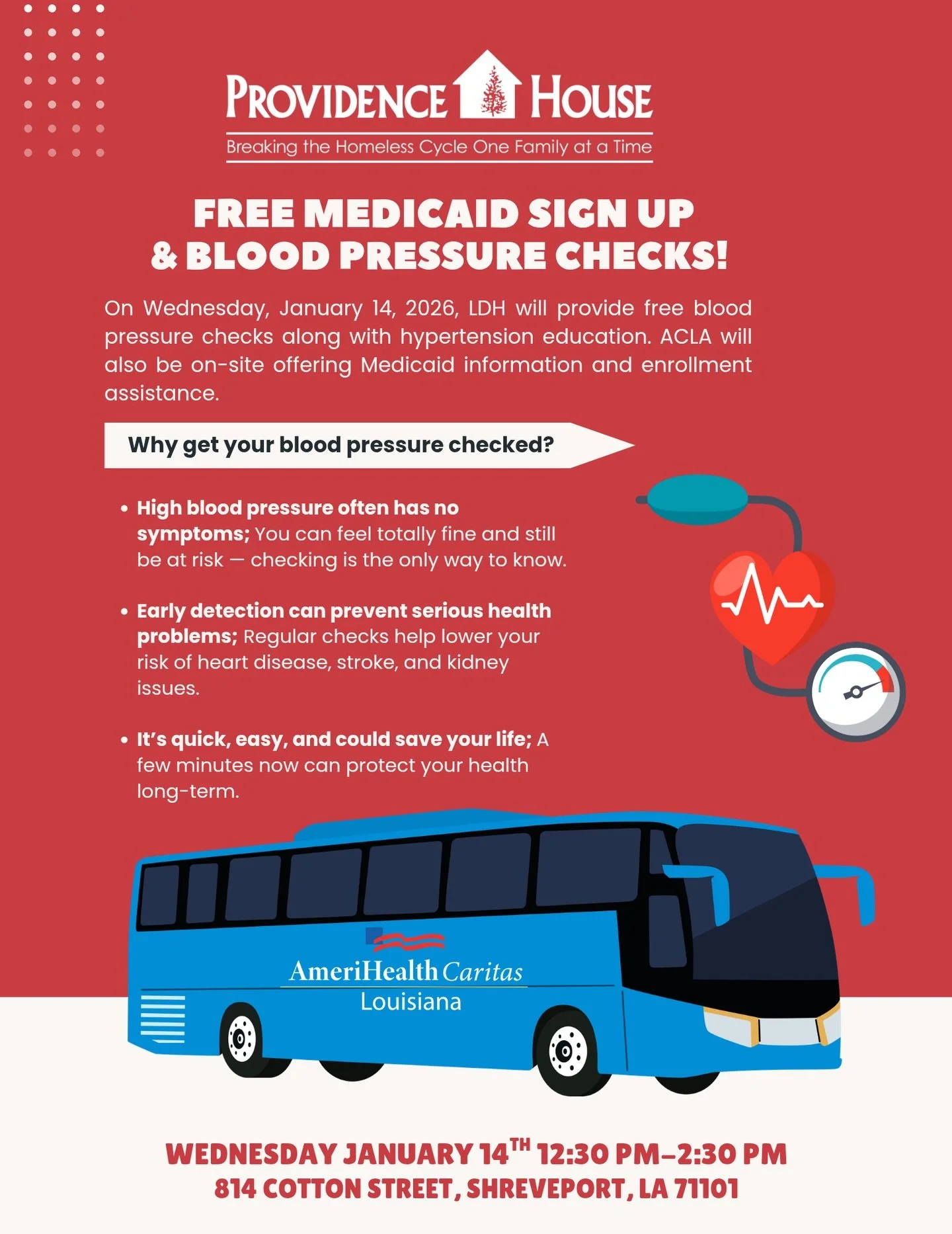 Free Medicaid Sign Up &amp; Blood Pressure Checks