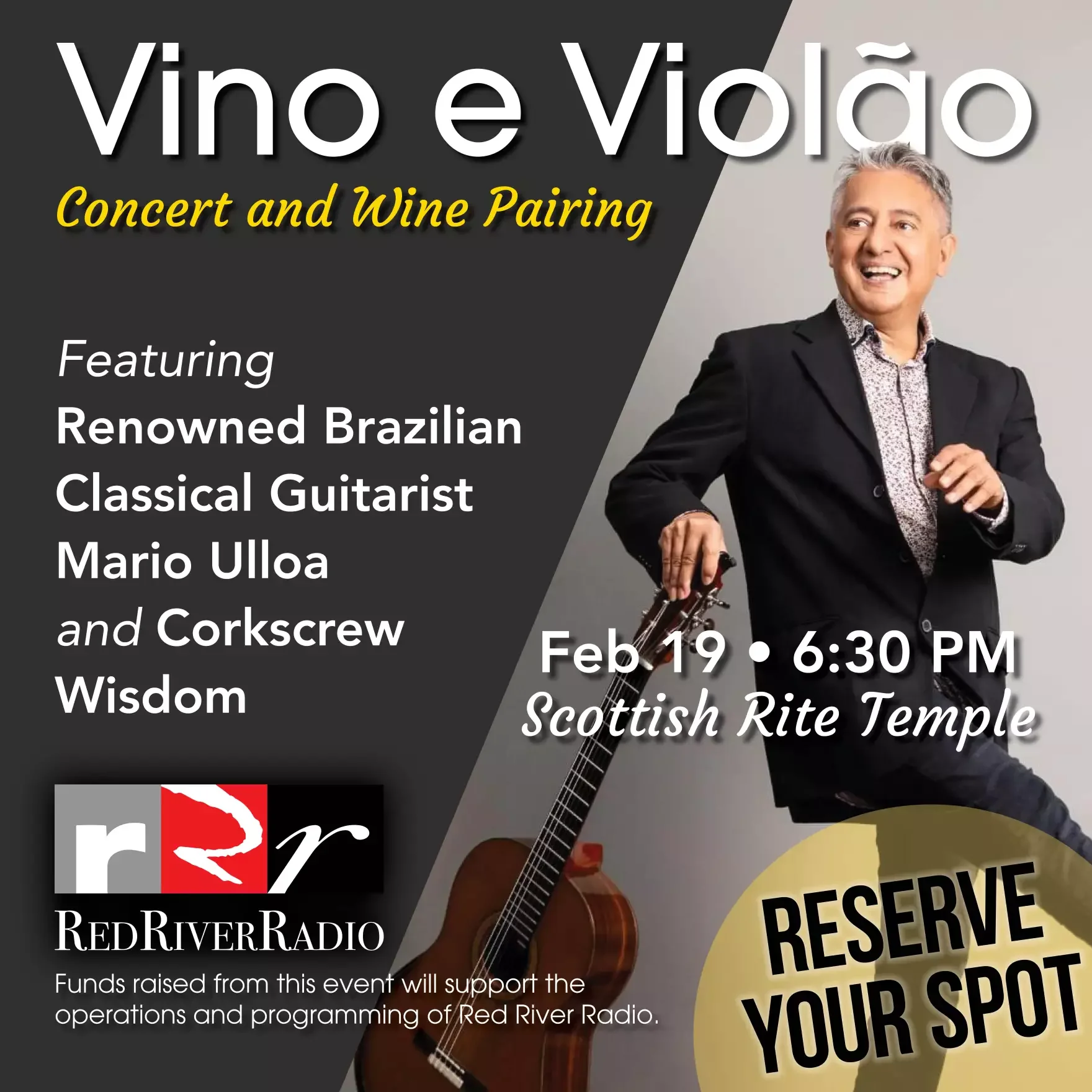 Vino e Violao Fundraising Event
