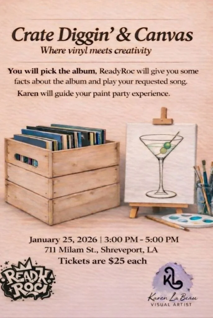 Crate Diggin’ &amp; Canvas