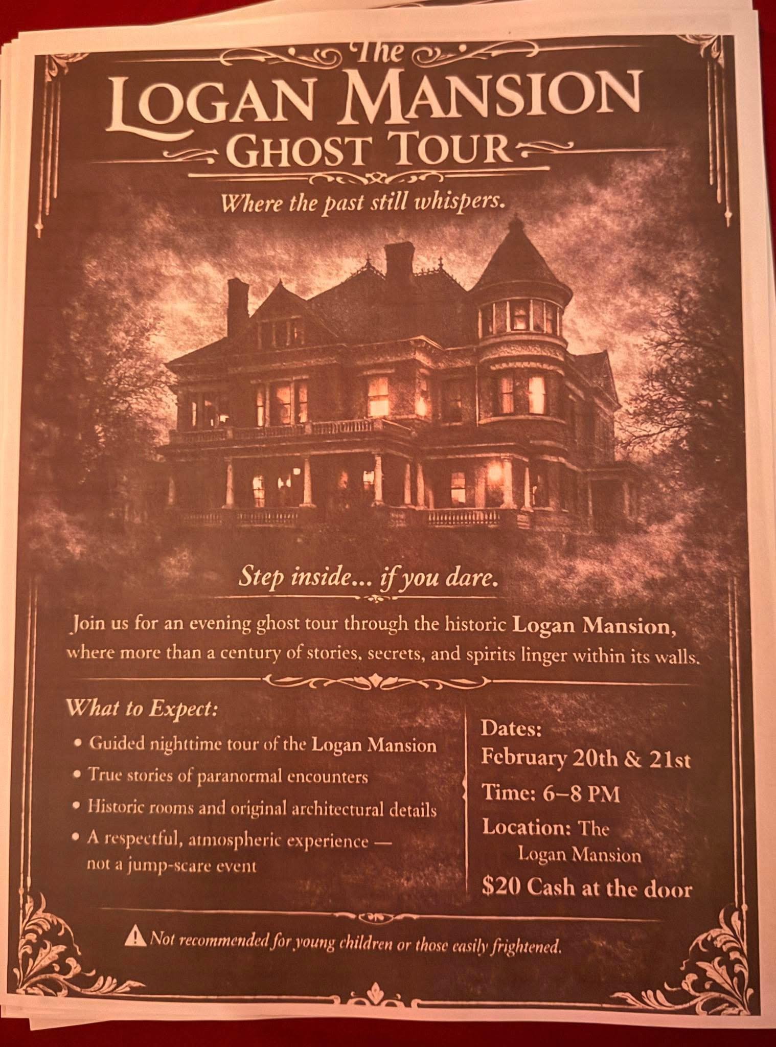 The Logan Mansion Ghost Tour