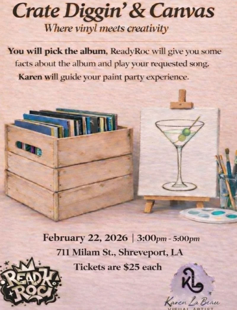 Crate Diggin' &amp; Canvas