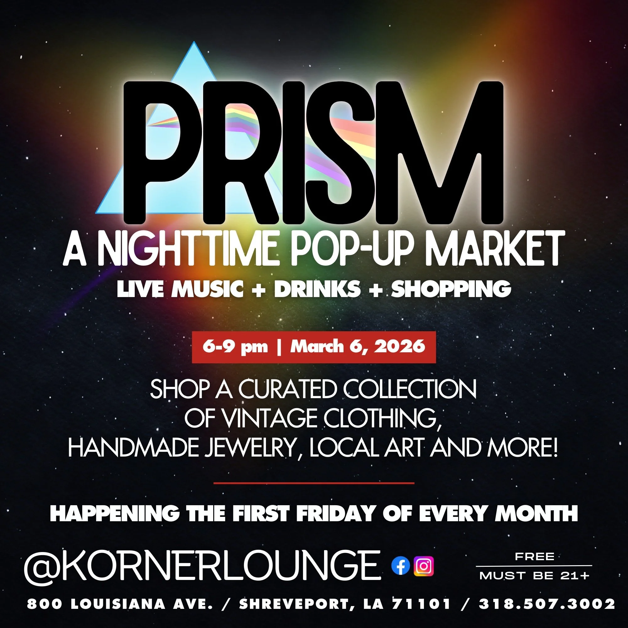 PRISM: Night Time Pop-Up Market