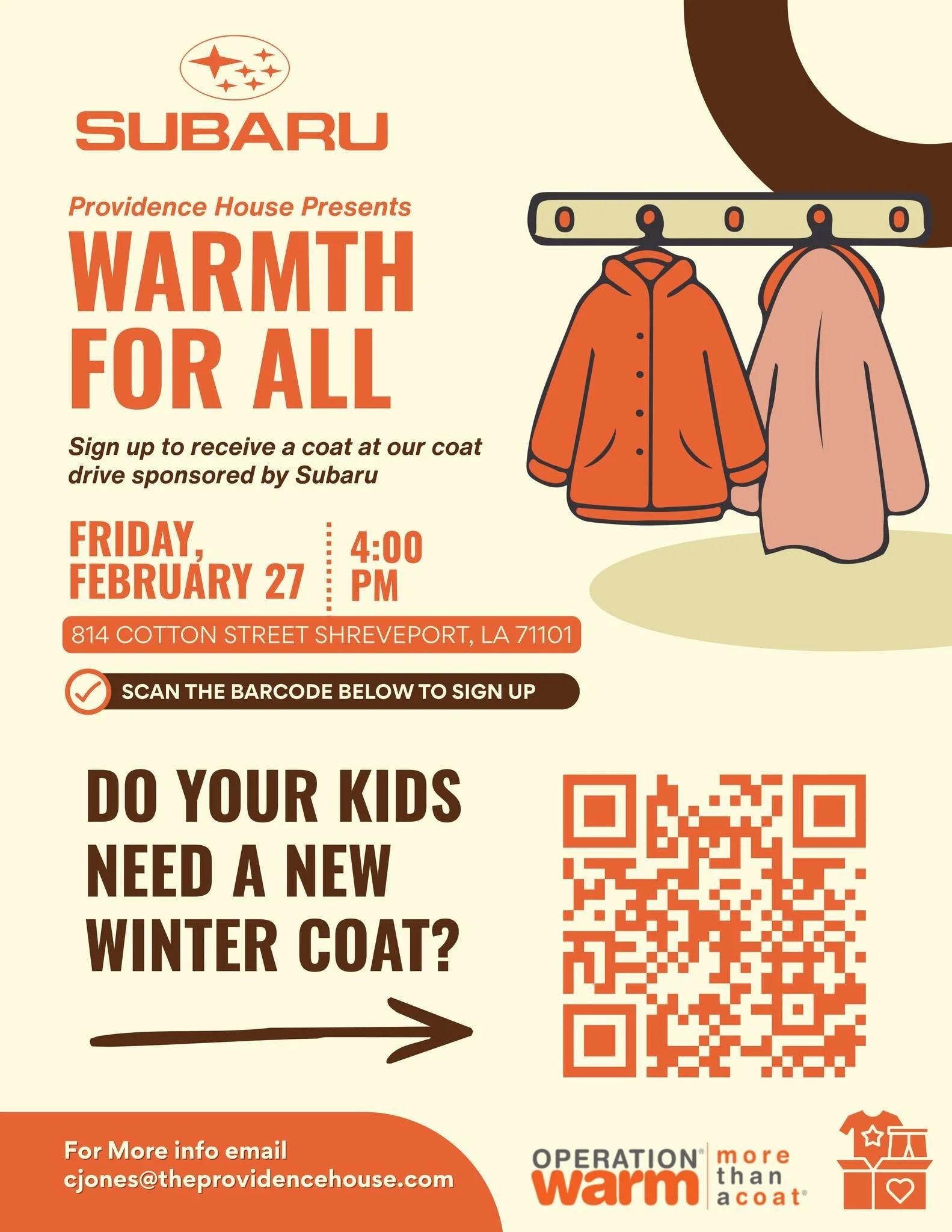 Warmth for All coat drive
