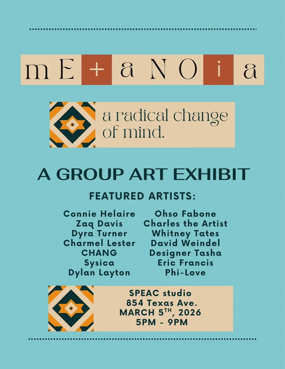 metanoia - a group art exhibit