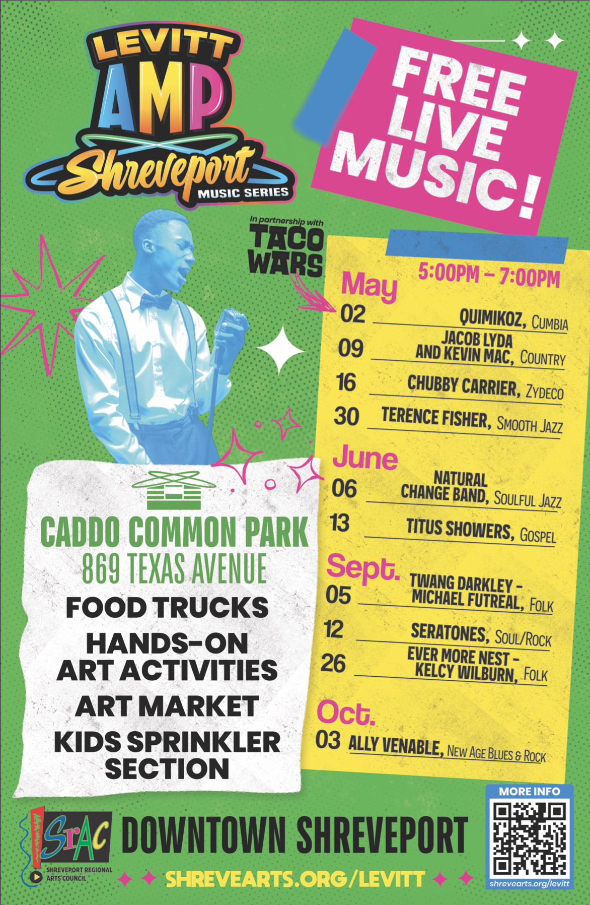 LEVITT AMP SHREVEPORT MUSIC SERIES - QUIMIKOZ