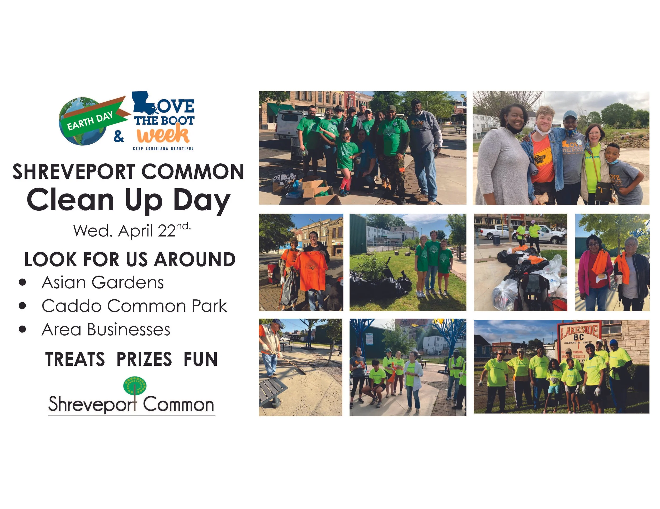 Neighbors’ Clean Up Day in Shreveport Common