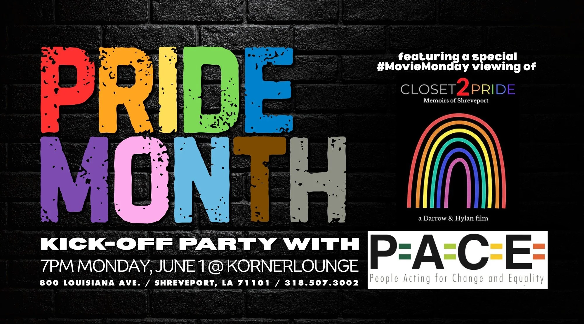 Pride Month Kick-Off Party: Closet2Pride Screening