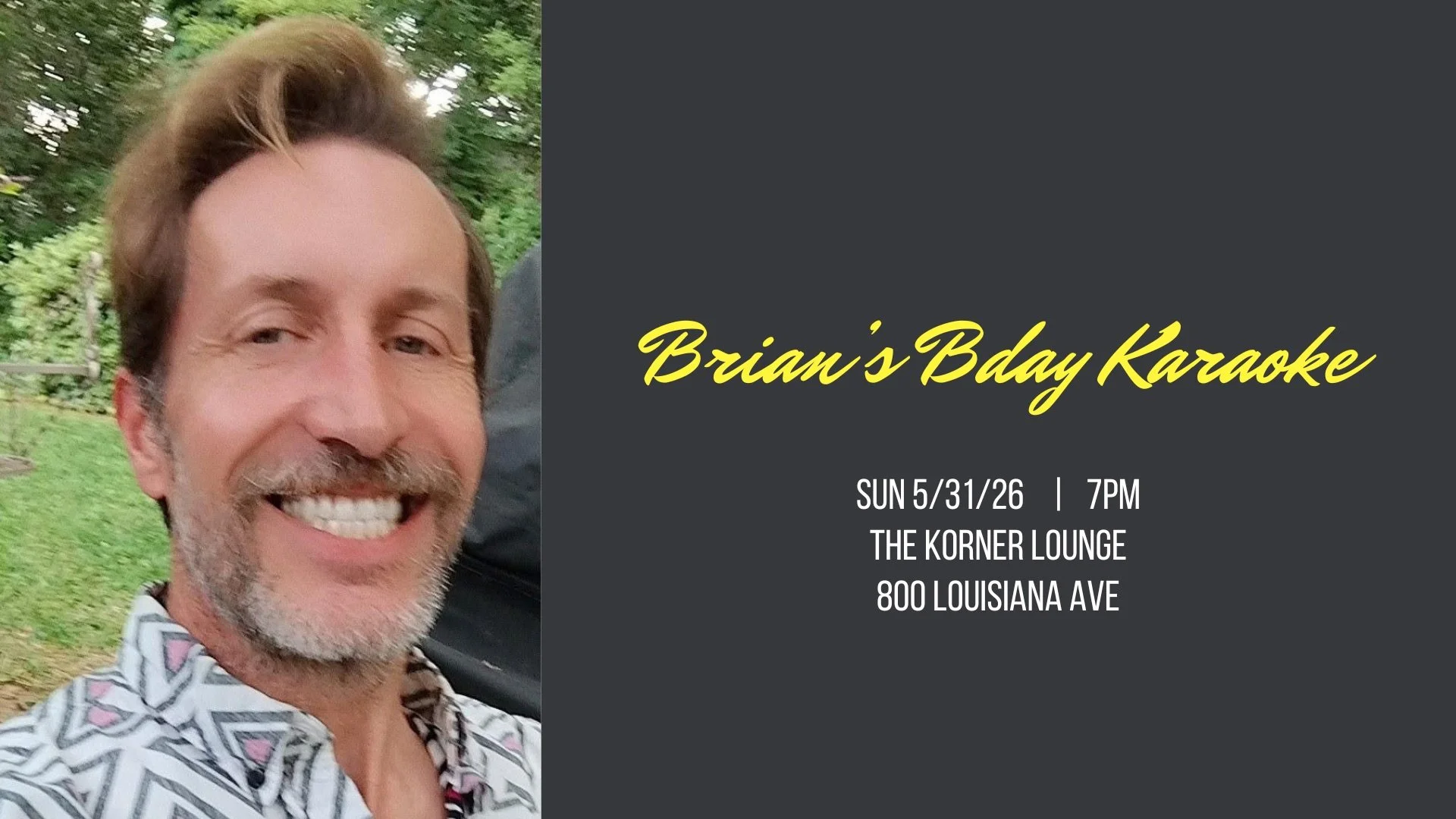 Brian Durmon's Birthday Karaoke!