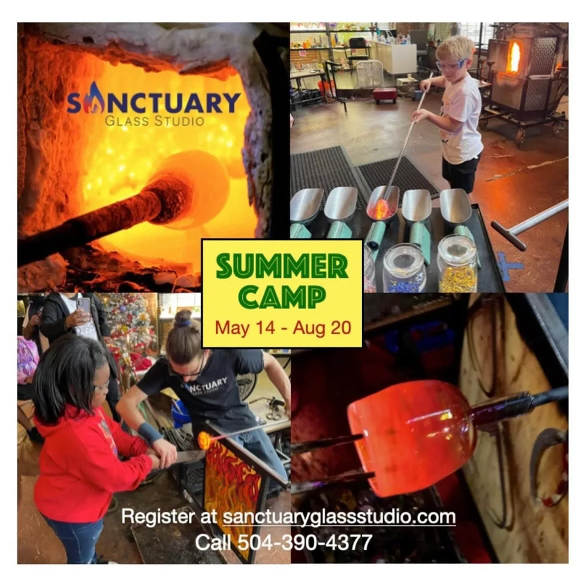  Sanctuary Glass Studio Summer Camp