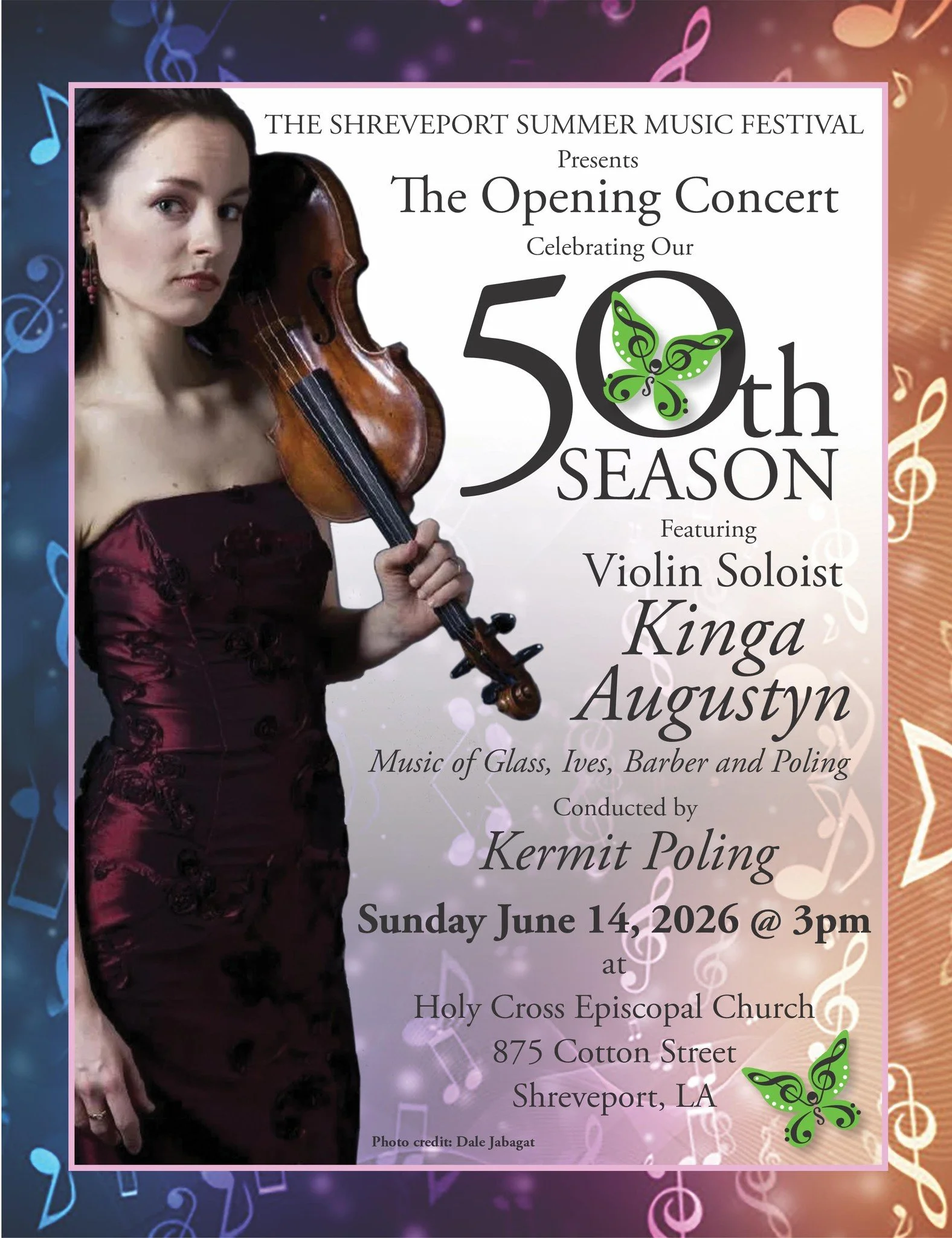 The Shreveport Summer Music Festival Concert Featuring Violin Soloist Kinga Augustyn