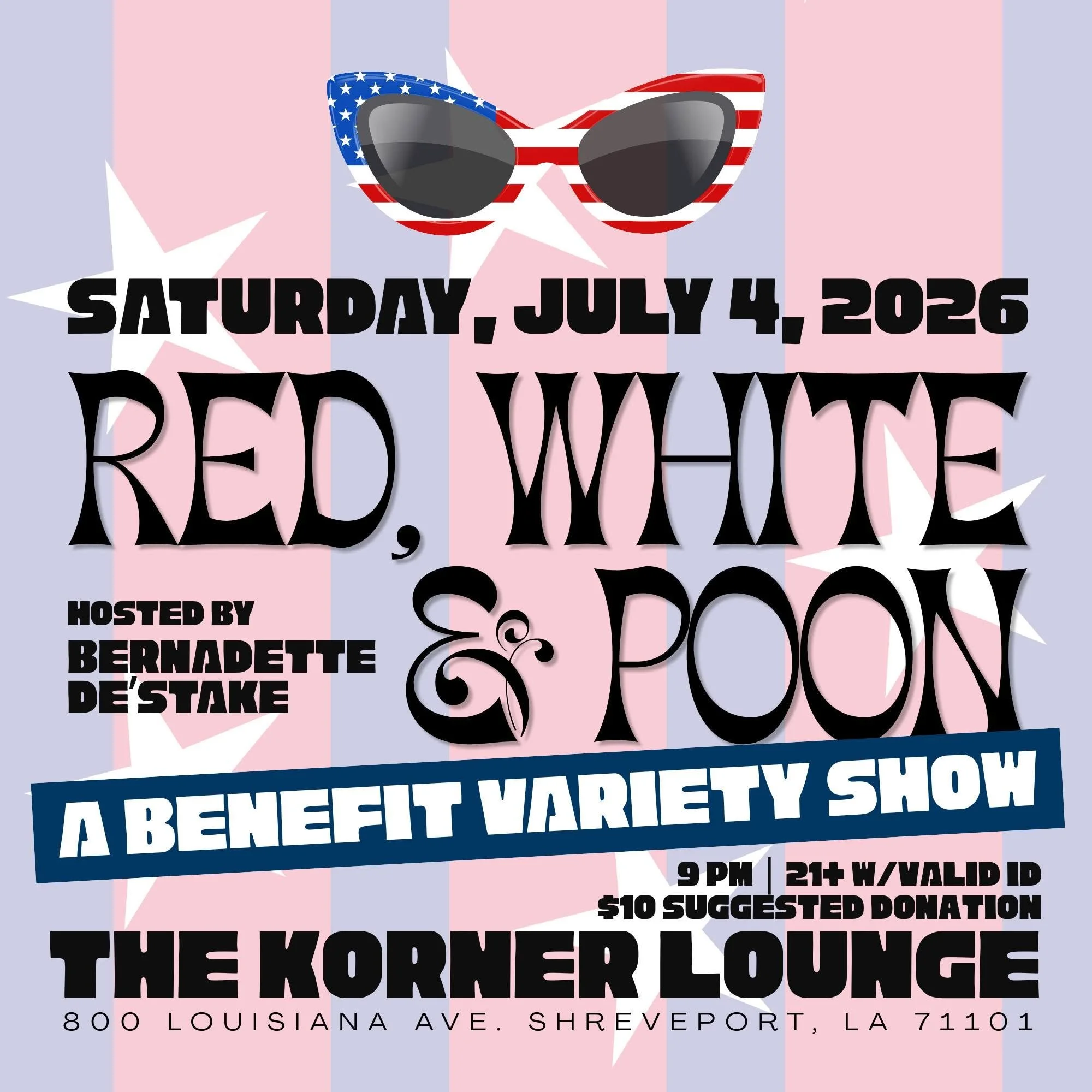 Red, White &amp; POON: A Benefit Variety Show