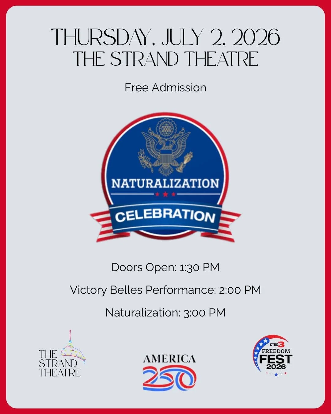 Naturalization Ceremony Celebration