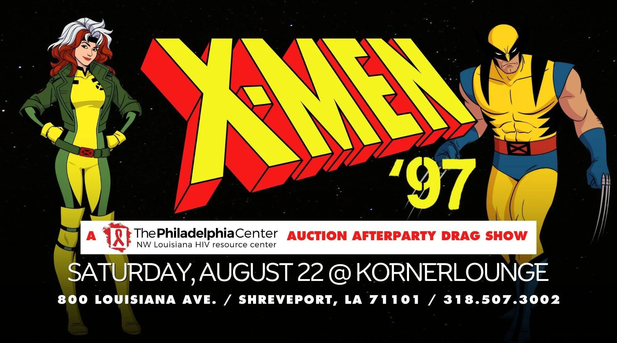 X-Men '97: A Philadelphia Center Auction Afterparty Drag Show