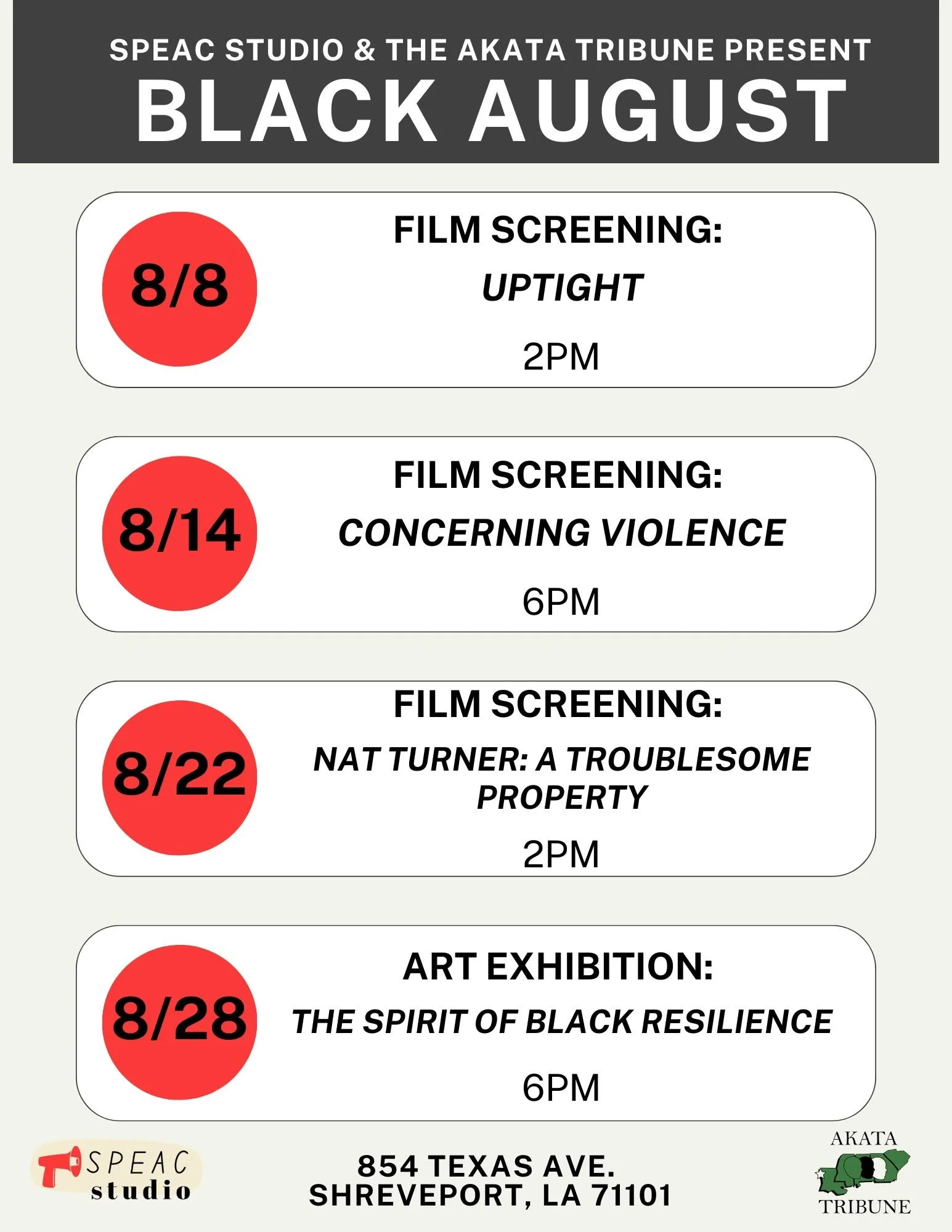 Film Screening: Concerning Violence