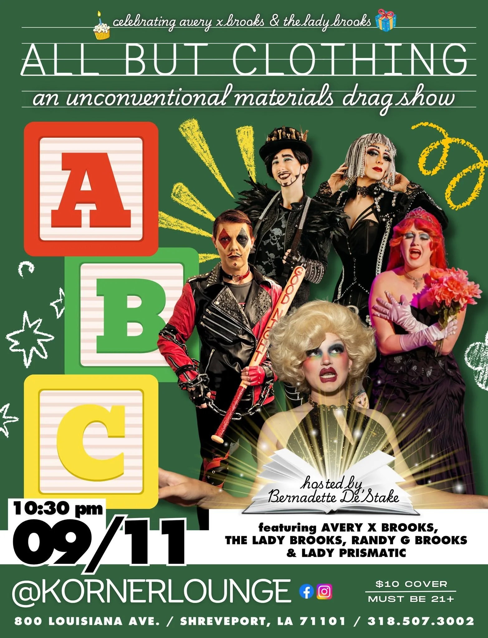 An Unconventional Materials Drag Show