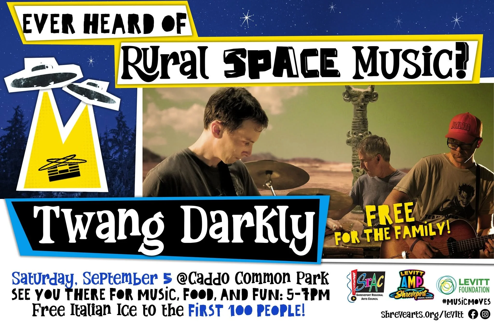 LEVITT AMP SHREVEPORT MUSIC SERIES - TWANG DARKLEY - MICHAEL FUTREAL