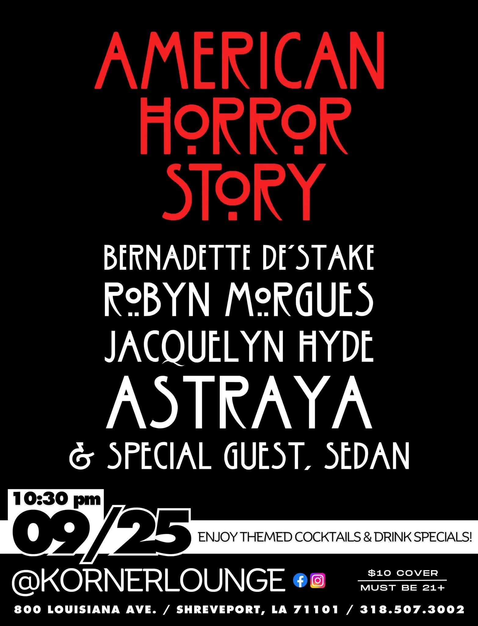 American Horror Story Drag Show