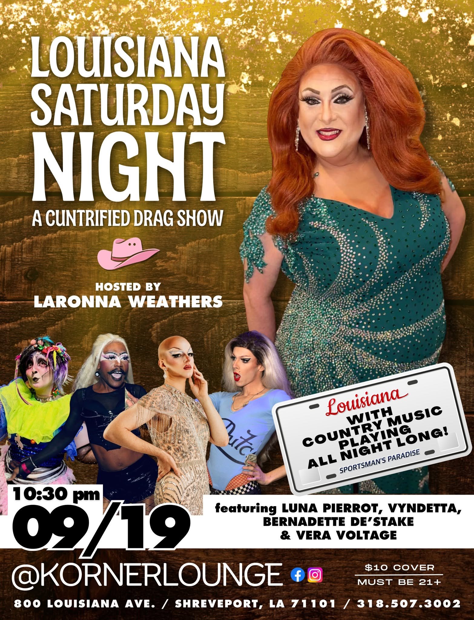 Louisiana Saturday Night: A Cuntrified Drag Show