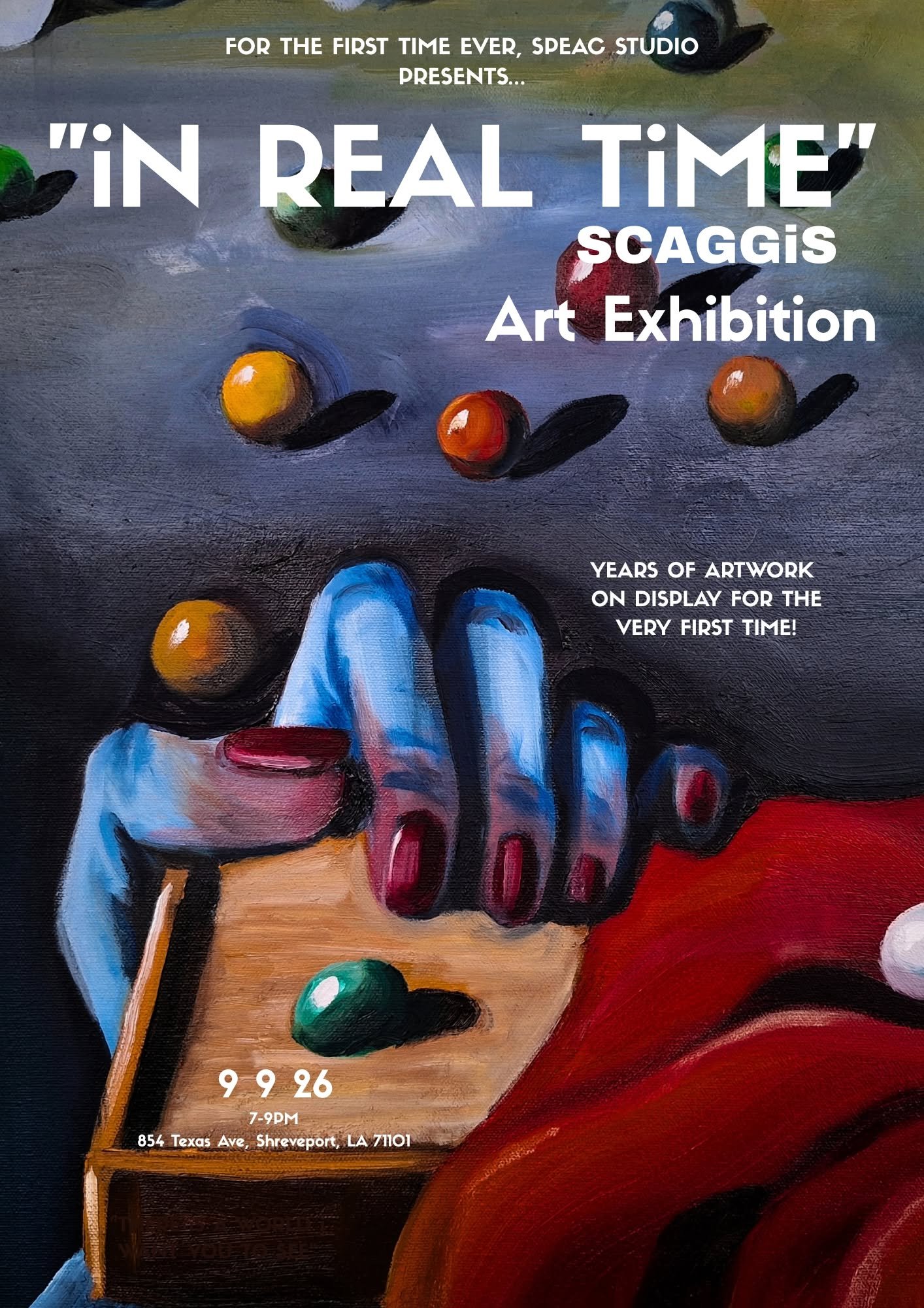 iN REAL TiME - SCAGGIS, an Art Exhibition
