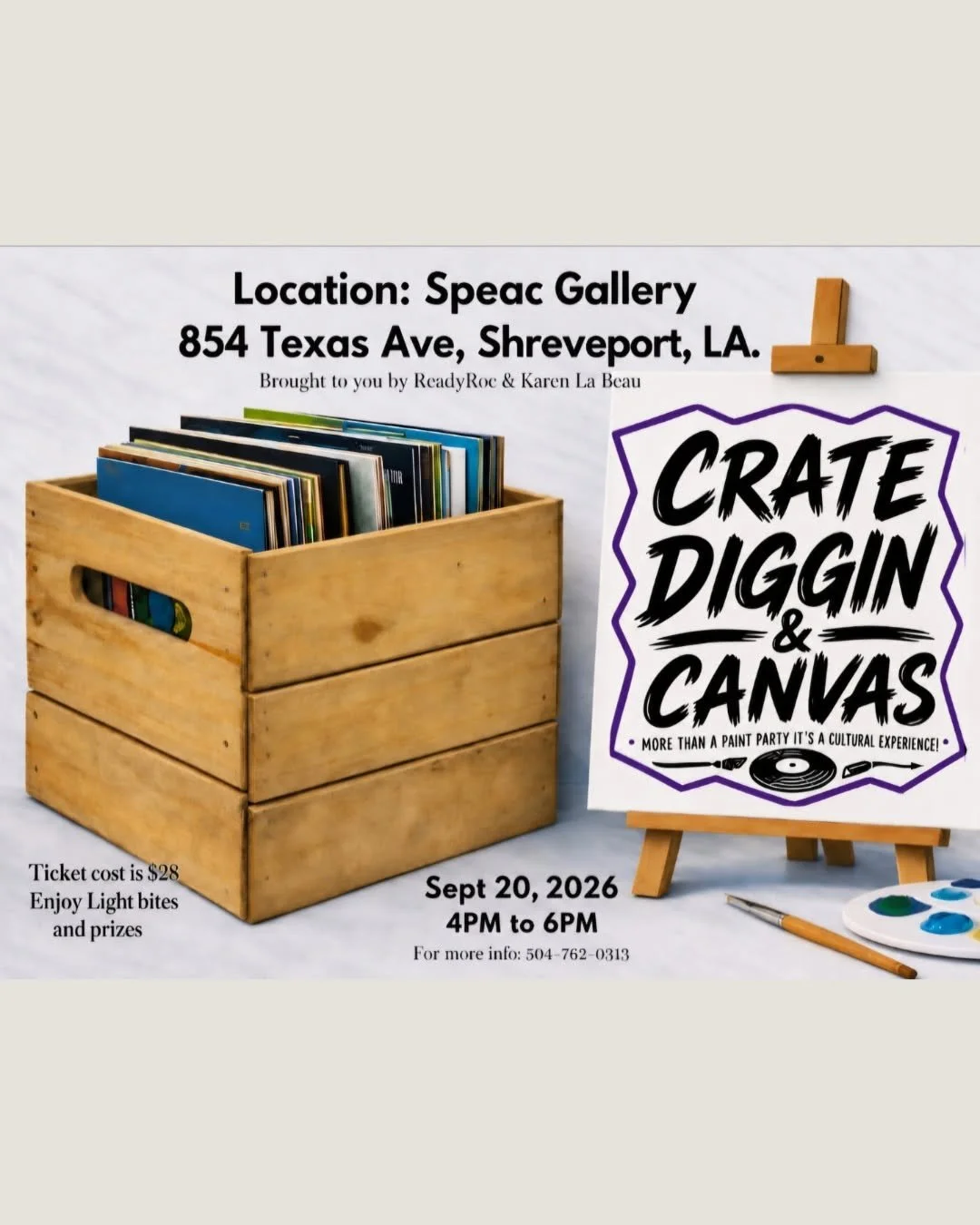 Crate Diggin &amp; Canvas 