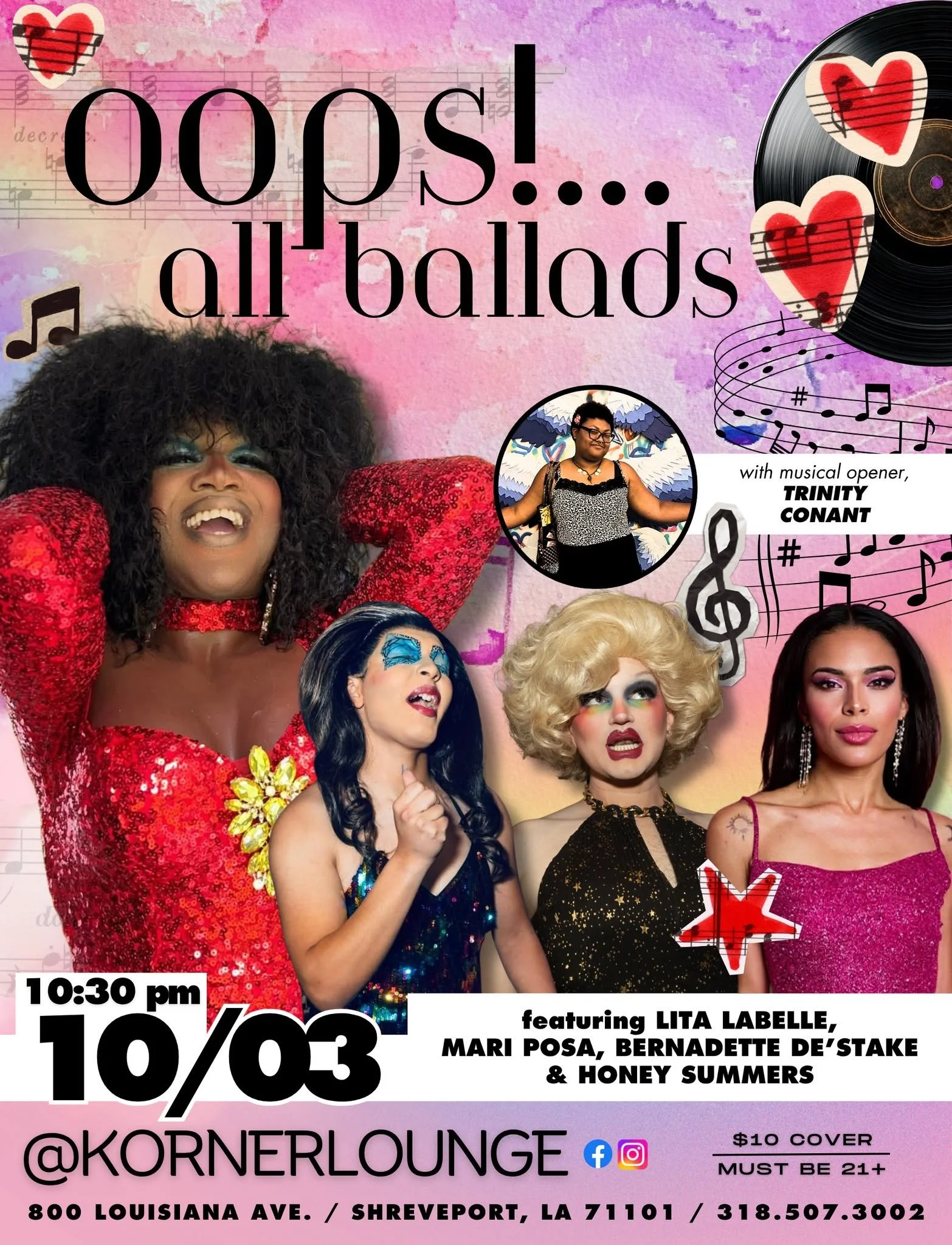 Oops!... All Ballads Drag Show